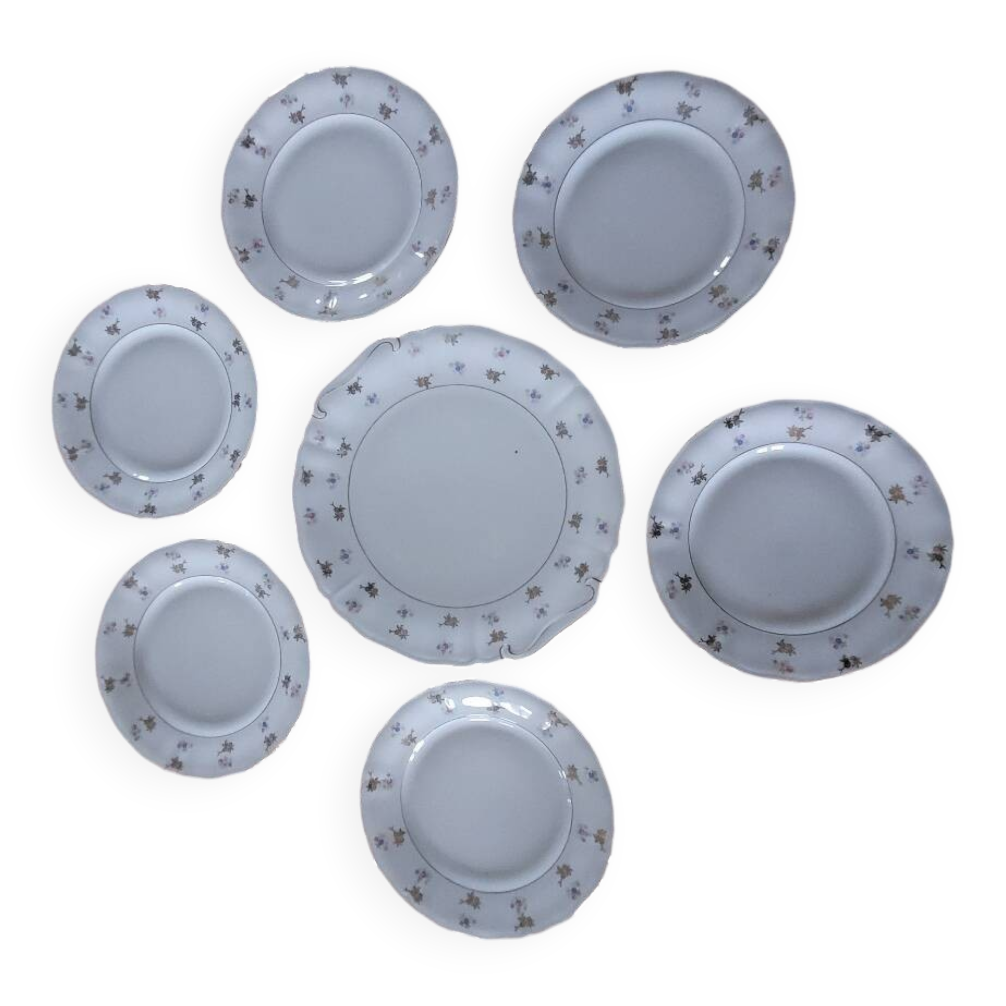 Antique dessert service