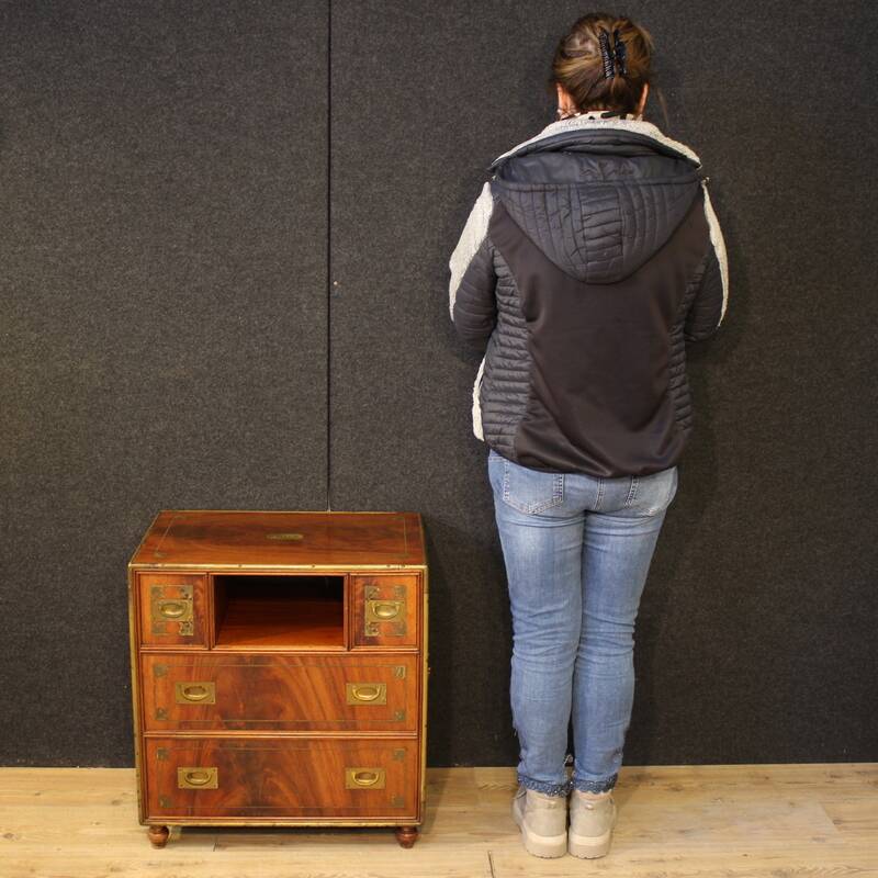 20th century English naval chest of drawers