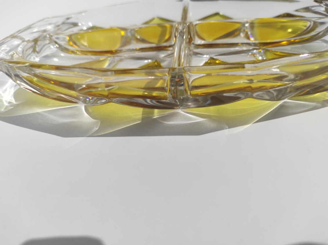 vintage dish Walther Kristallglas