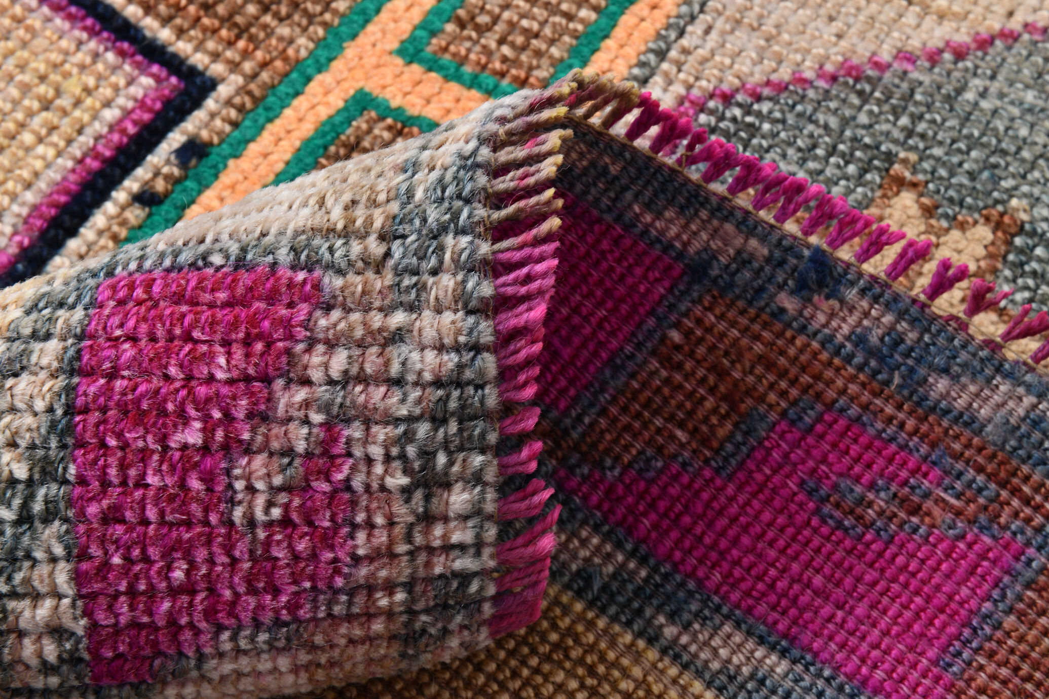 3x12 Vintage Herki Runner Rug