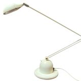White metal articulated lamp