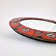 Round mirror (51cm) in vintage ceramic 1960
