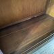 Parisian cupboard Bookcase Bonnetière glazed with small vintage tiles