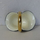 Basket signed vallauris vintage ceramic