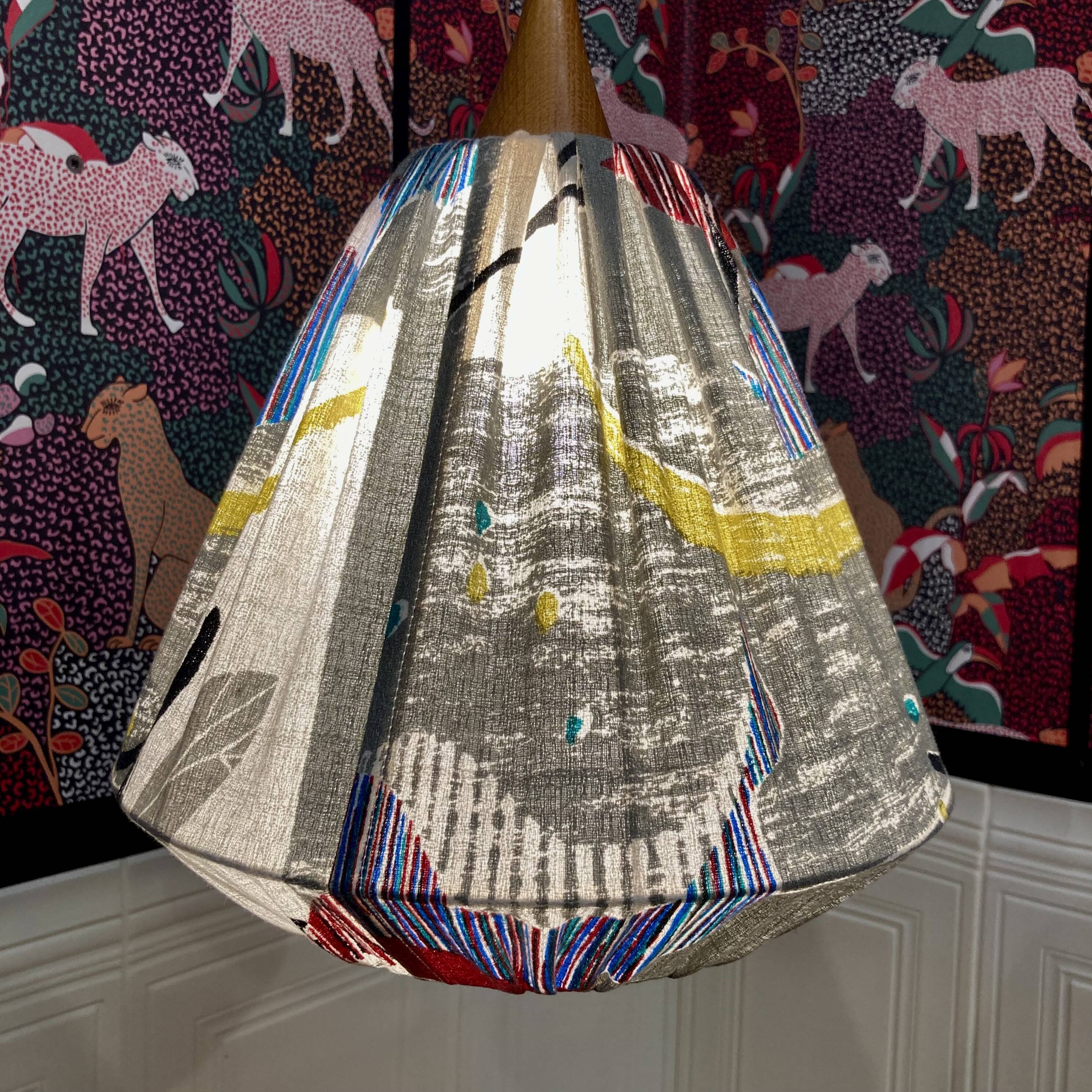 Large modular wall light Scandinavian design 1950.