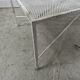Painted wrought iron coffee table, 20th century.