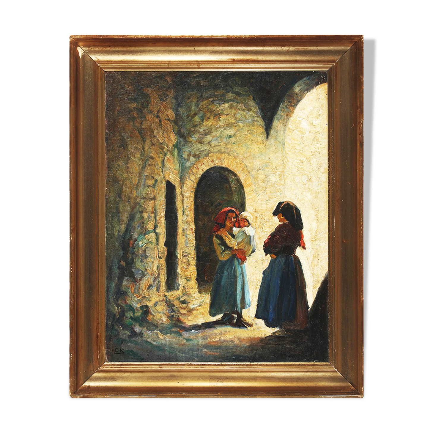 Painting, Anticoli' by Emil Krause (Danish, 1871 - 1945)