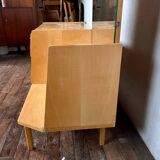 Coiffeuse vintage, en bouleau, table de toilette / meuble d'entrée