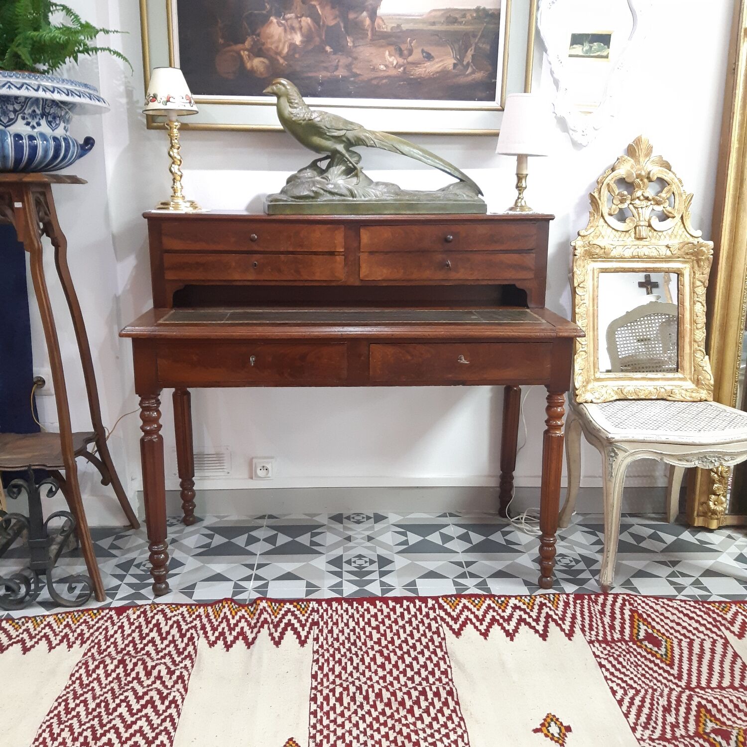 Louis Philippe mahogany desk