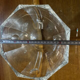 Hexagonal Crystal Bowl / Ashtray Art Deco Period