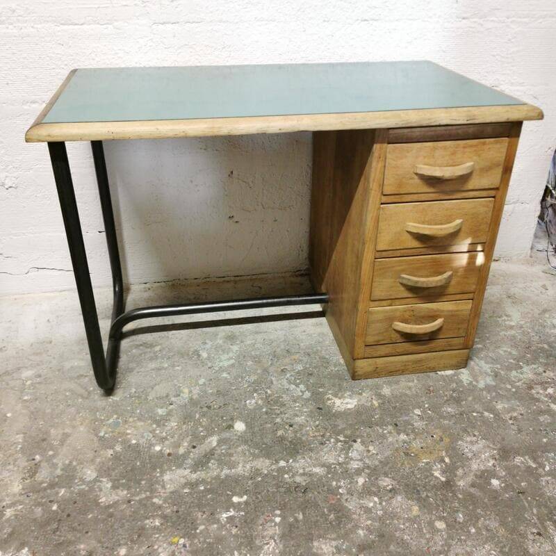 Vintage school teacher's desk
