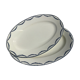 Plats Terre de Fer Salins modèle Vincennes 39cm