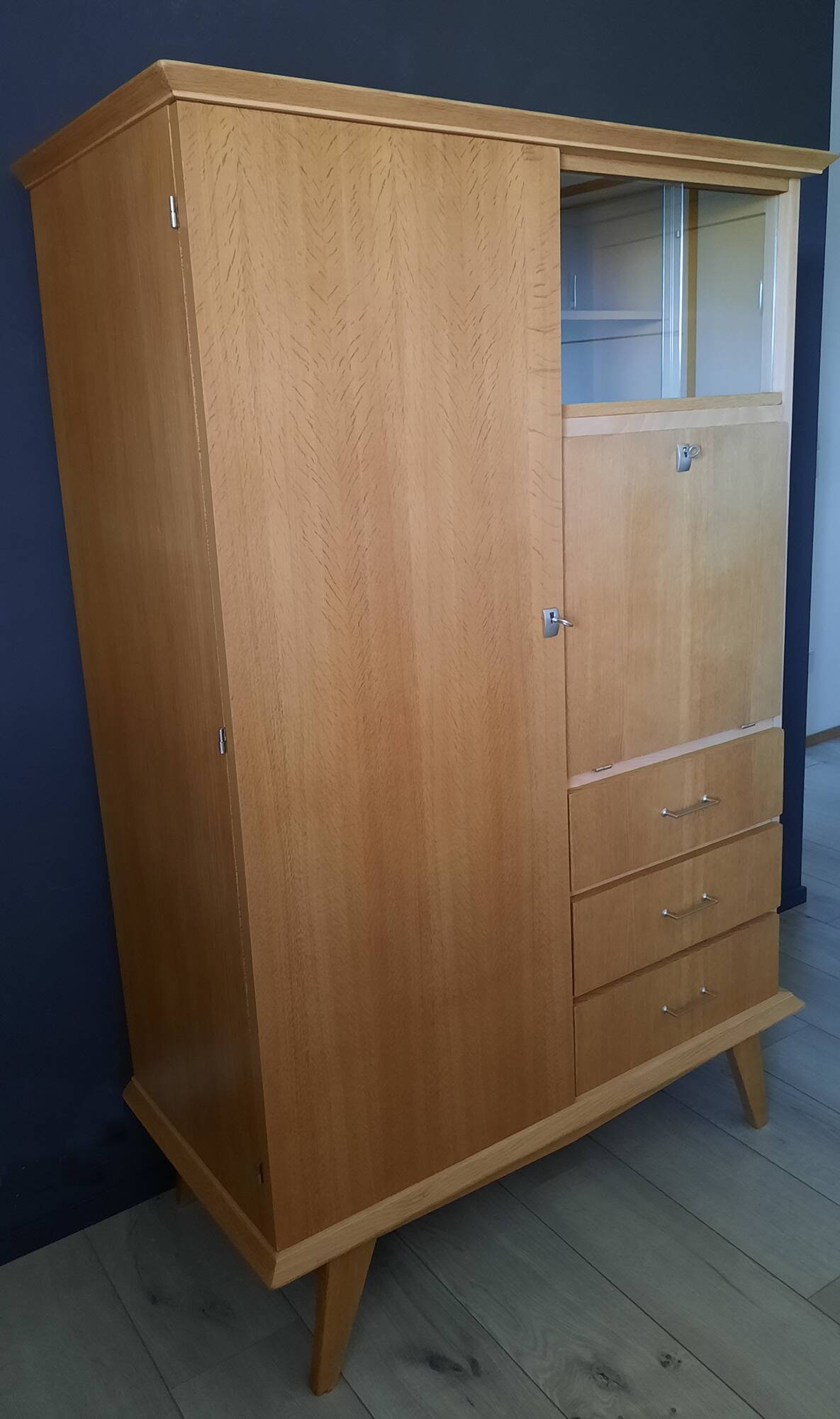 Renovated vintage secretary cabinet
