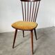 Baumann “Minuet” chair with yellow seat