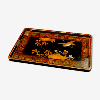 Chinese lacquered wooden tray, early 20th century