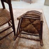 Suite de cinq chaises anciennes