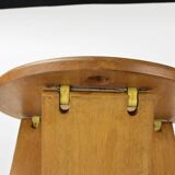Folding wooden stool