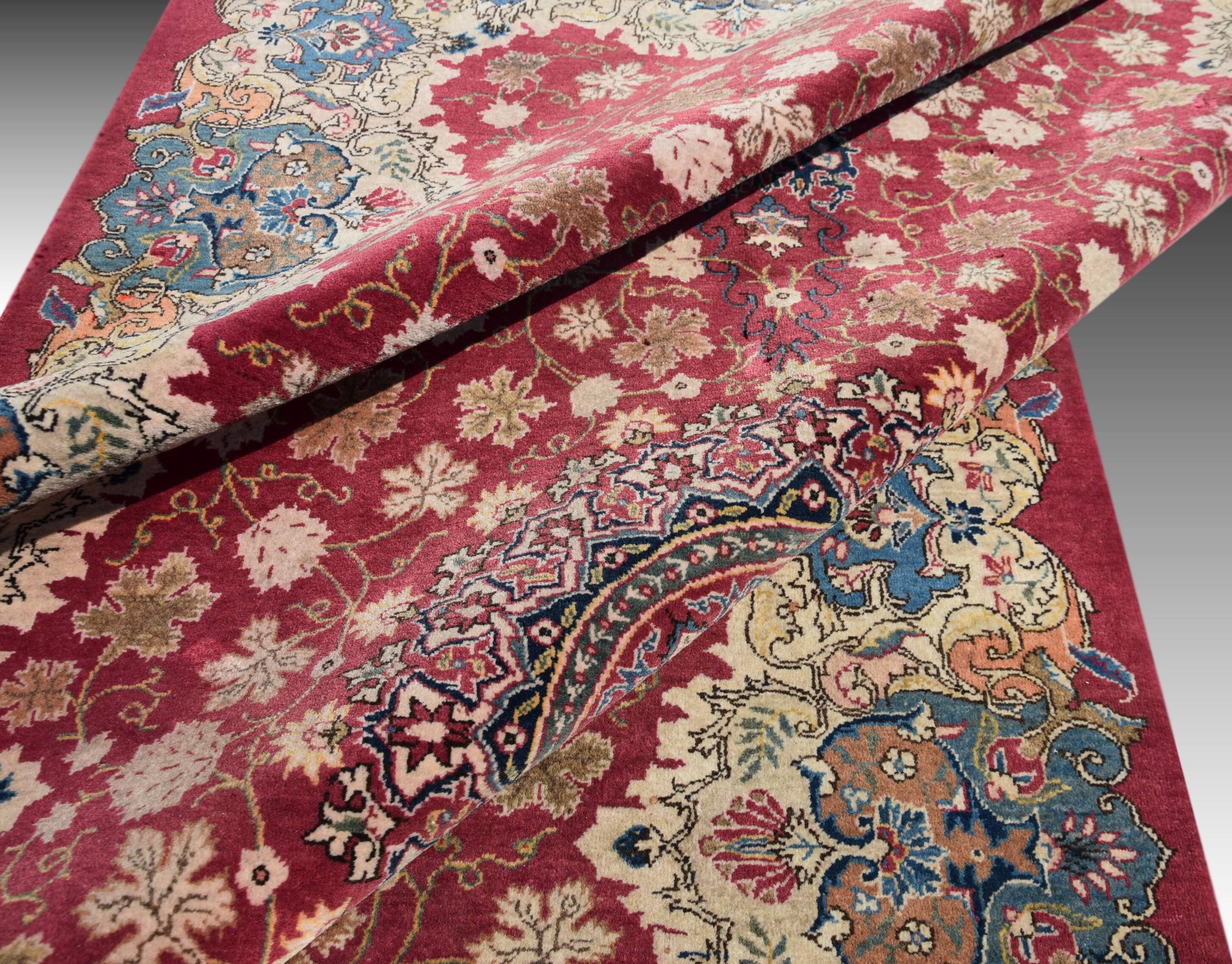 Oriental Iran Rug, Kashan Persian - 2.15 x 1.42 Meters