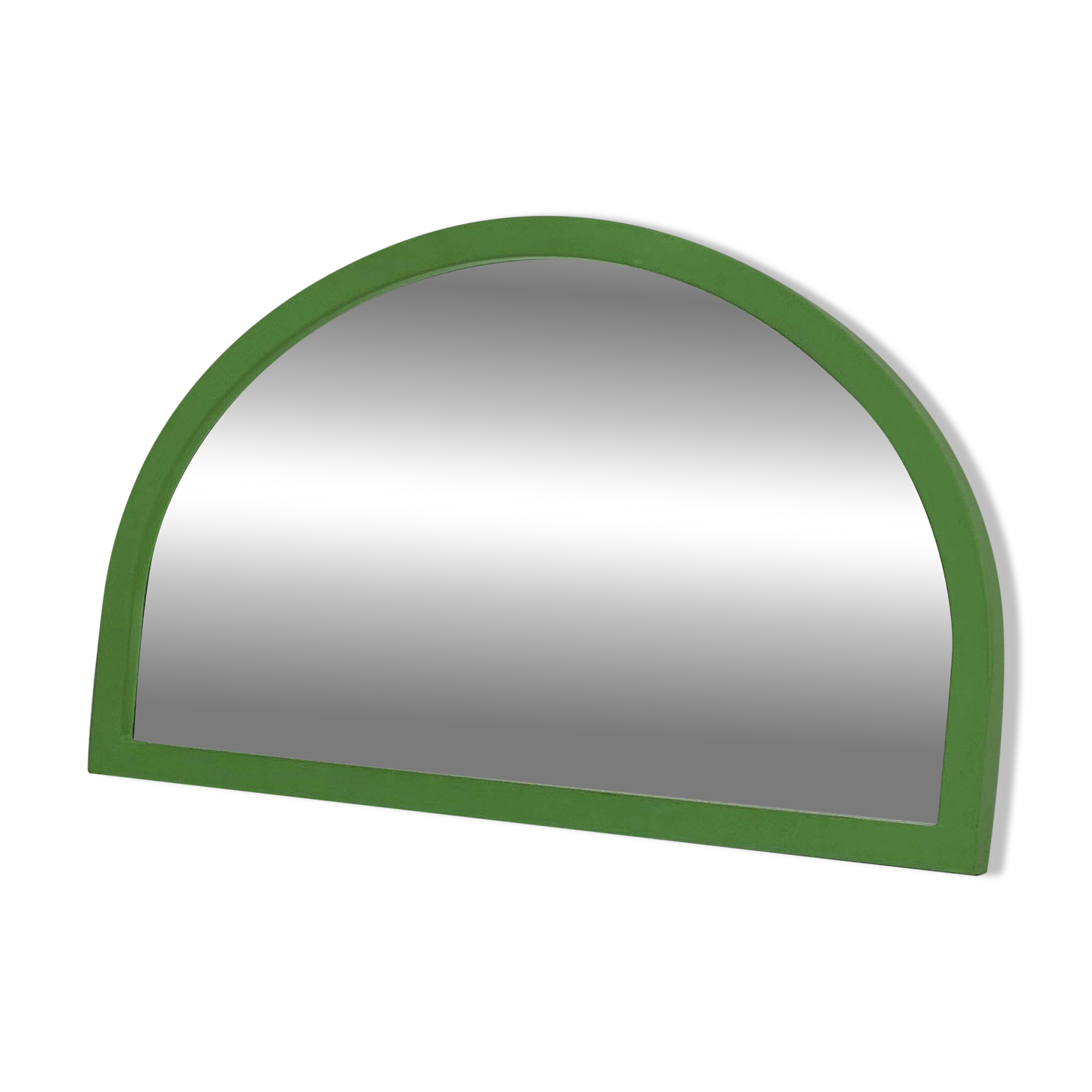 Arched Green Mirror by Anna Castelli Ferrieri for Kartell, 1980