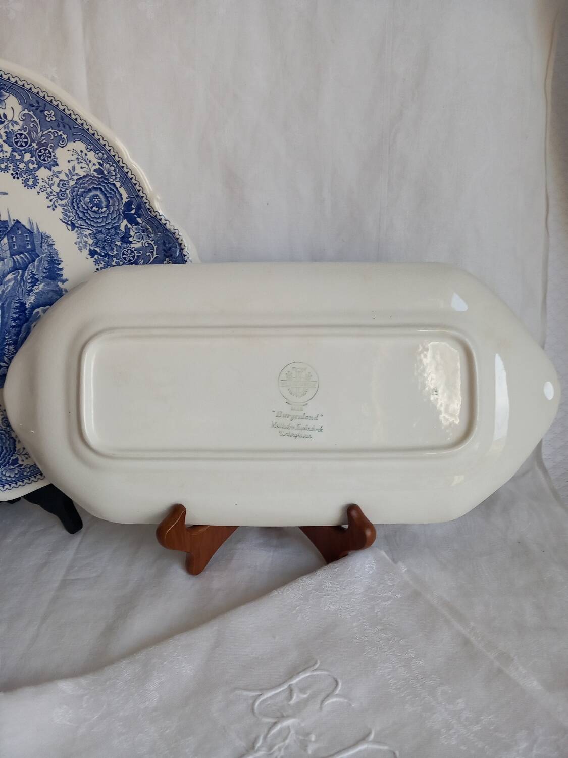 Service dessert Burgenland Villeroy & Boch – Faïence bleue – Très bon