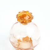 Glass carafe and tray set