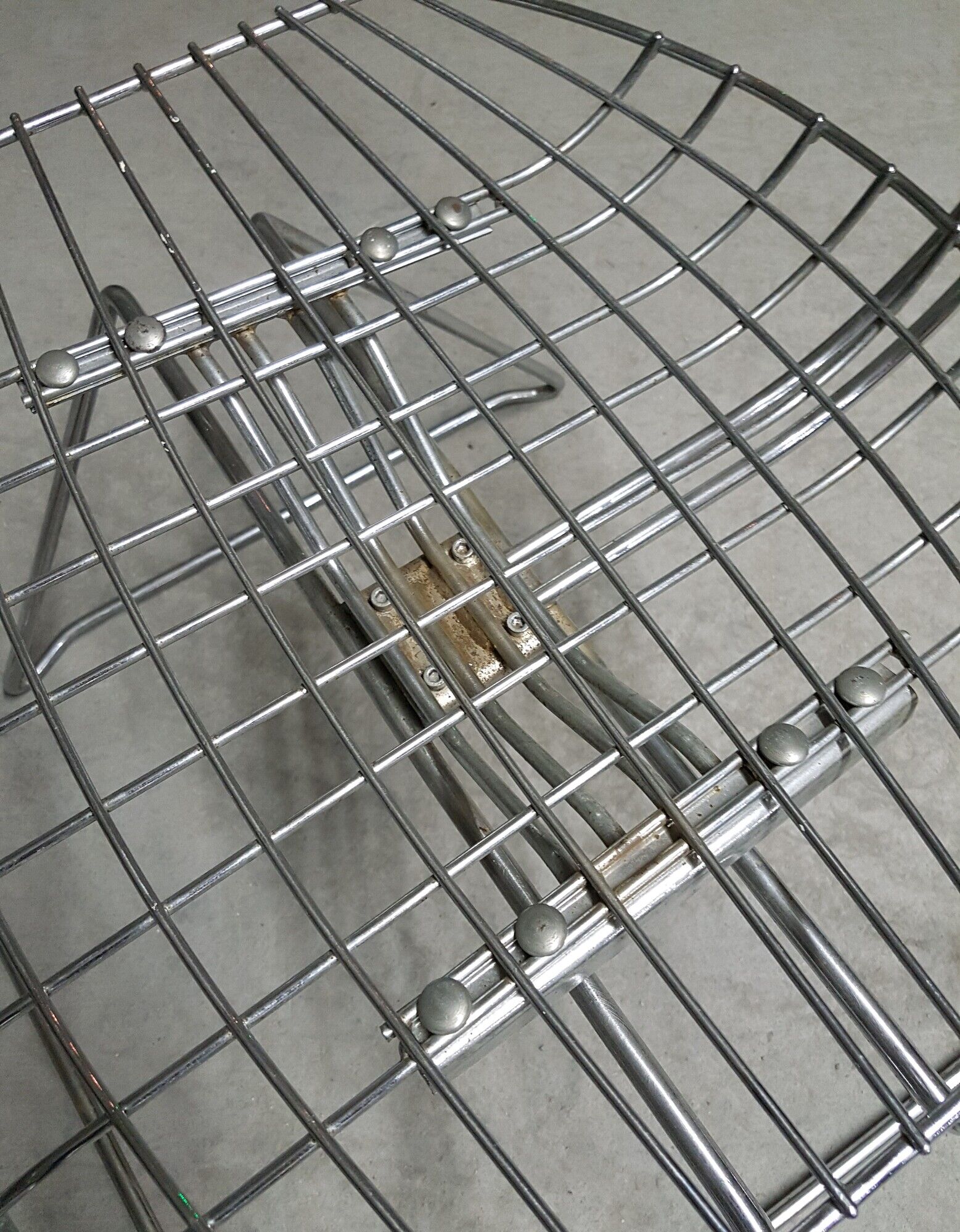 Chair "Beaubourg" of the 1970s by designer Michel Cadestin