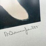 Drawing on framed dancer paper 1985