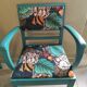 Paire de fauteuils vintage relookés