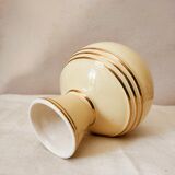 Art deco vase in earthenware