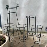 Wrought iron plant support/door