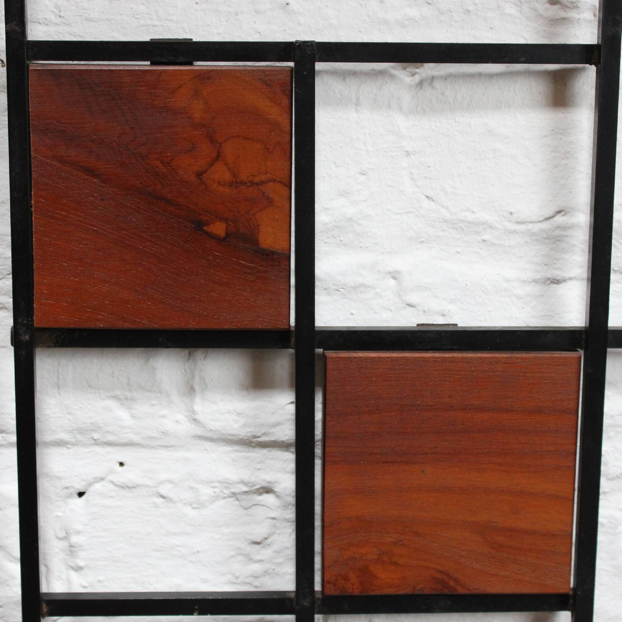 1960s modernist wall coat rack