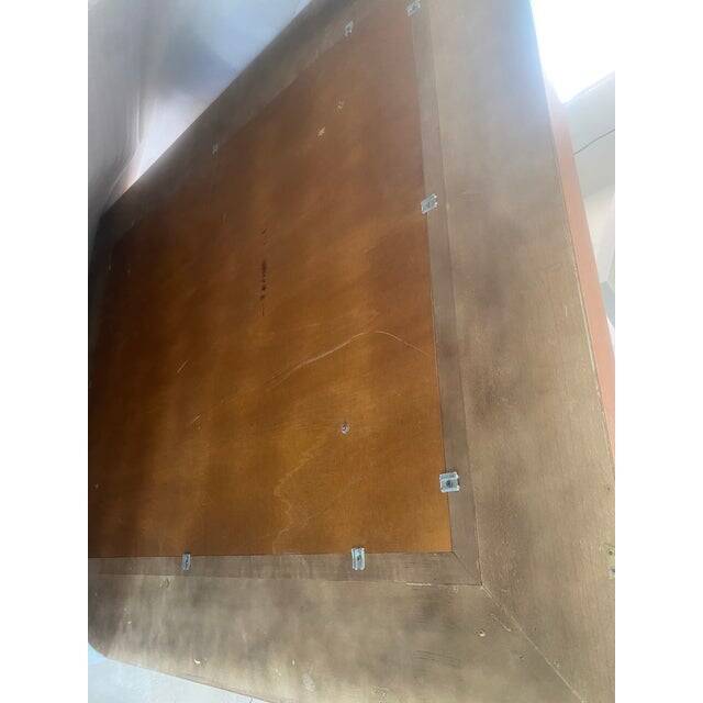 Venetian mirror in solid linden wood, hand-decorated