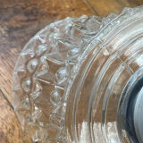 Retro suspension, moulded glass pendant light