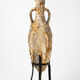 Genuine Roman amphora from marine excavation with its forged iron base.