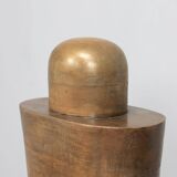 Holey Grail monumental sculptural form in wood by Annet Gaaikema, 1980s