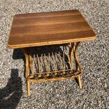 Vintage rattan bedside