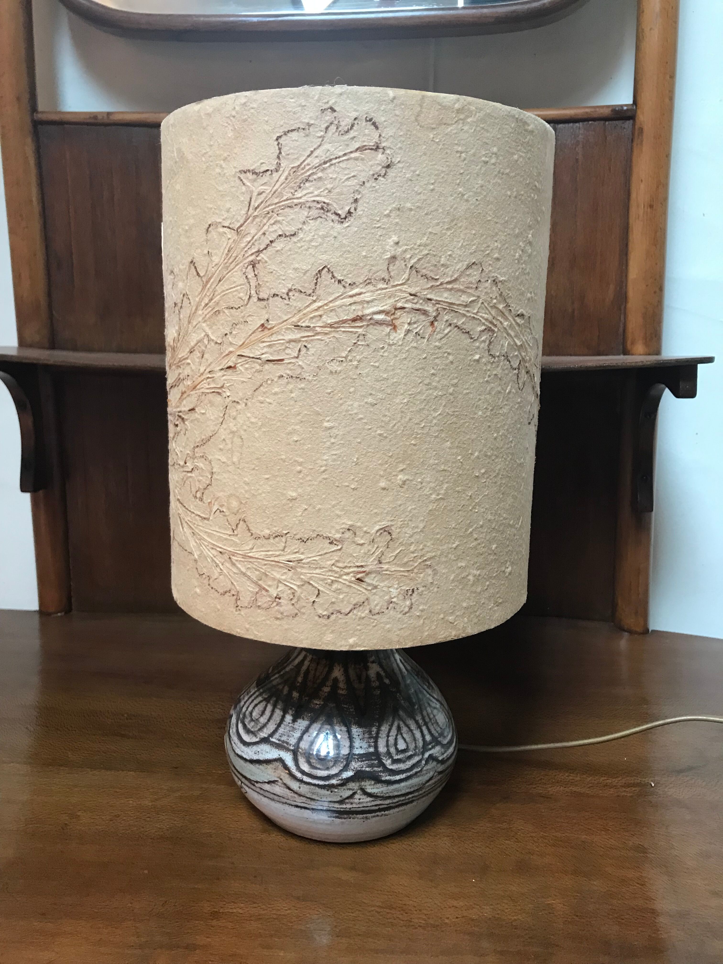 Ceramic lamp Vallauris
