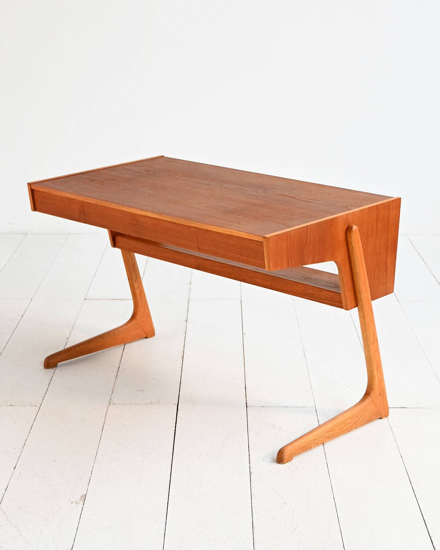 Bureau "Scribo" en teck et chêne scandinave des années 1960