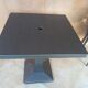 Set table and 4 armchairs bistro garden Tolix Xavier Pauchard 1950s