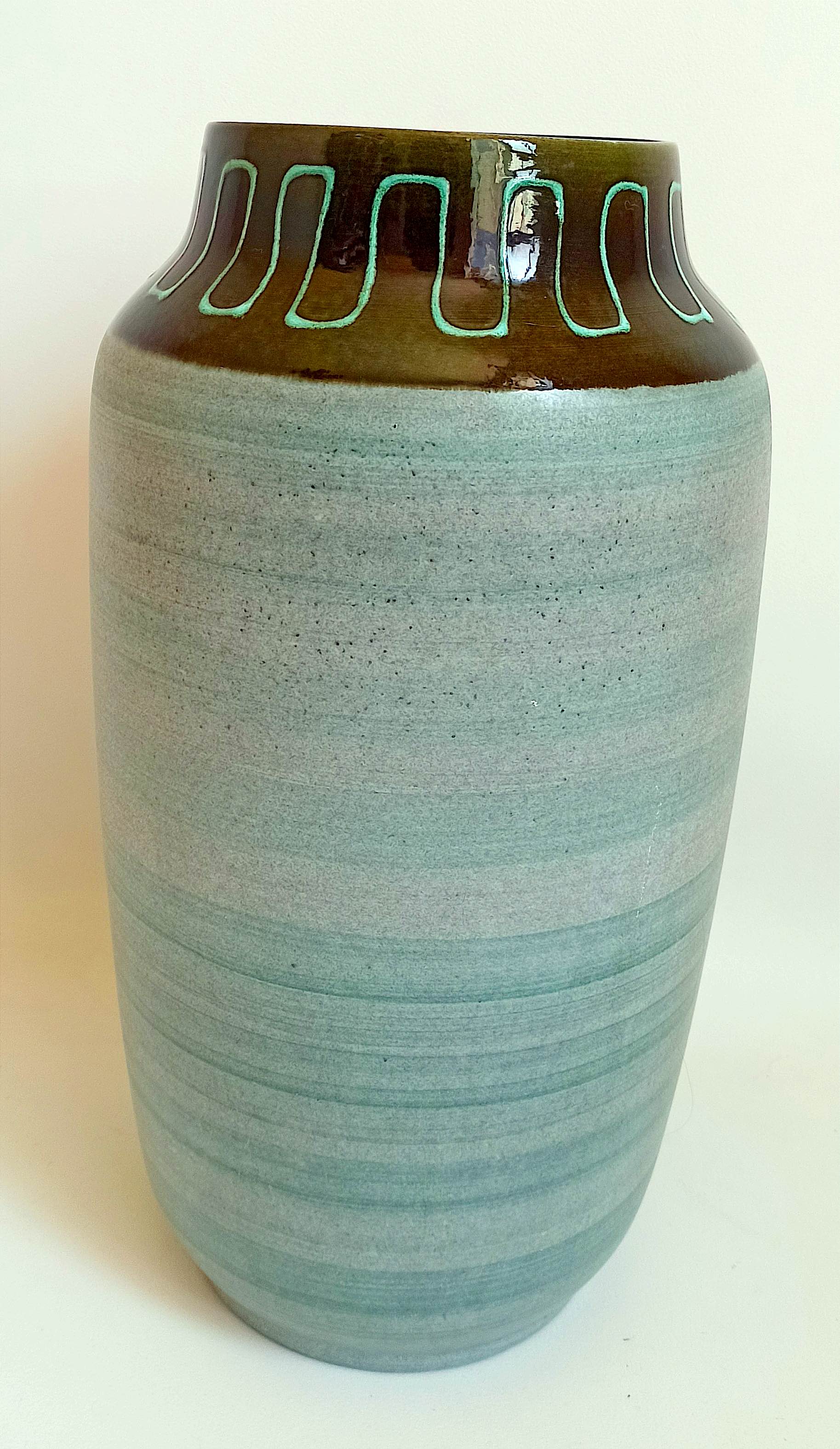 Ceramic vase west germany 70s height 50 cm