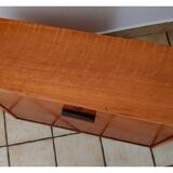 Mid Century Wall Mount Wood desk with formica writing surface