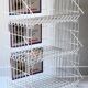 Trio of stackable steel wire baskets vintage italy