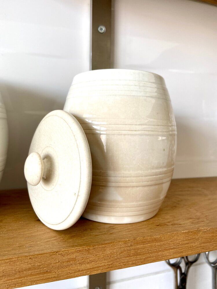 4 pots Villeroy & Boch in white earthenware