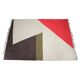 Midcentury Geometric Kilim Carpet in Style of Antonín Kybal, 1950s