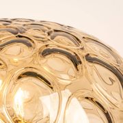 Plafonnier Midcentury en Verre Fumé, Sputnik, Allemagne