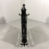 Brutalist wrought iron folding serving trolley 1960’s