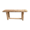 Brutalist elm console