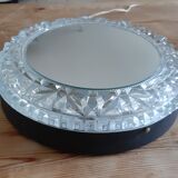 Applique vintage métal verre et miroir