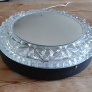 Applique vintage métal verre et miroir