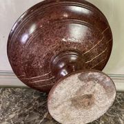 Vasque en marbre rouge griotte vers 1800